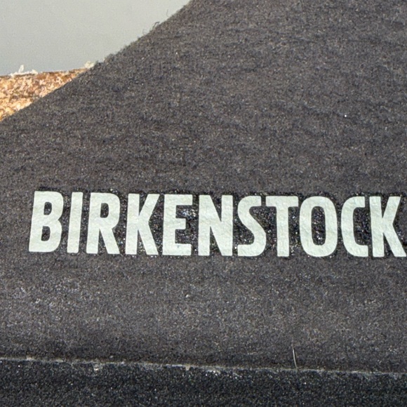 BIRKENSTOCK ARIZONA SHEARLING DESERT DUST BLACK - Picture 9 of 10